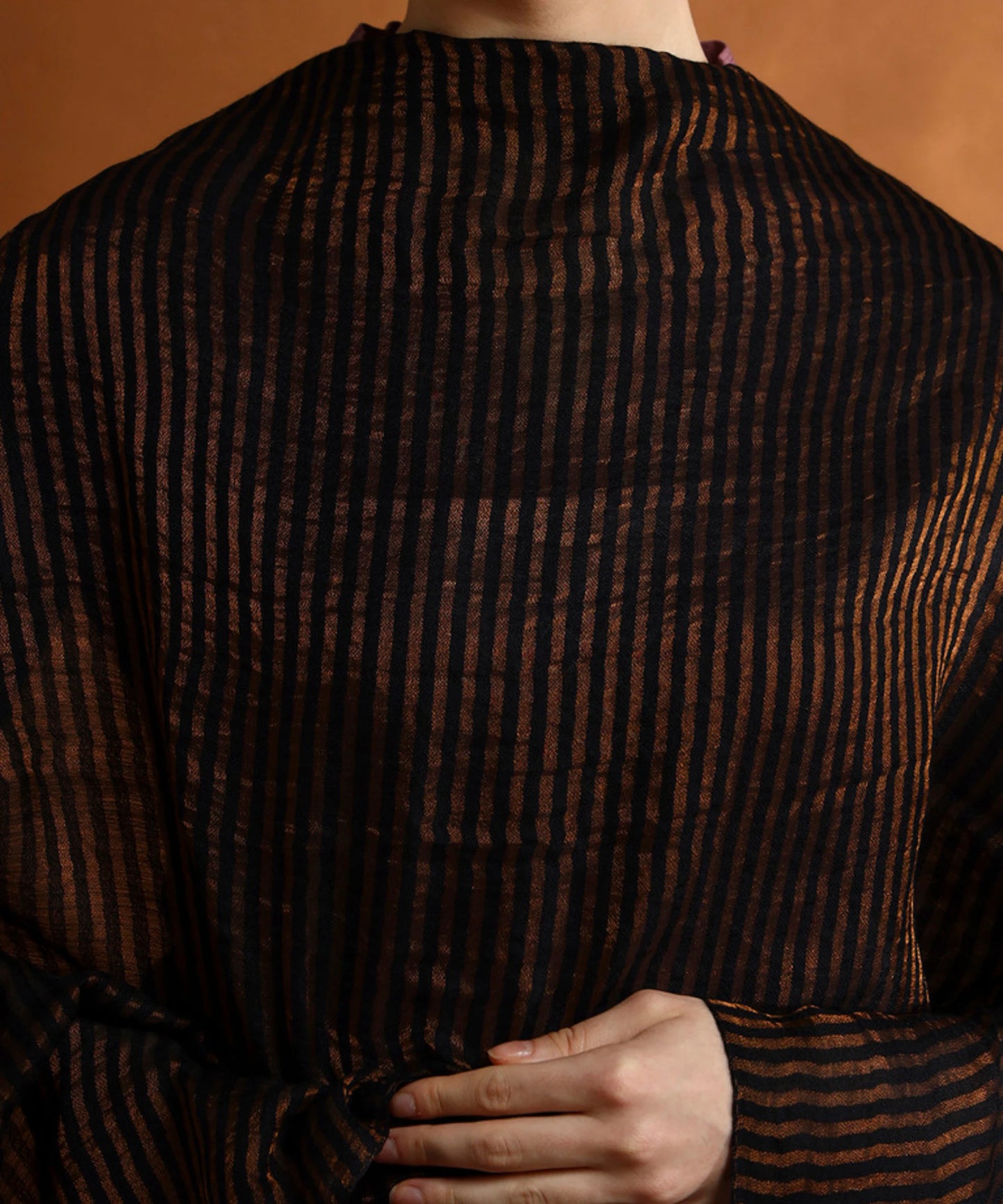 Kanidar- Women's Fine Wool Ethnic Zari Stripes|A Superior Wrap Free Special Box