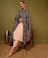 Kanidar- Women's Barik All Over silken Kashmiri Jamdani Shawl