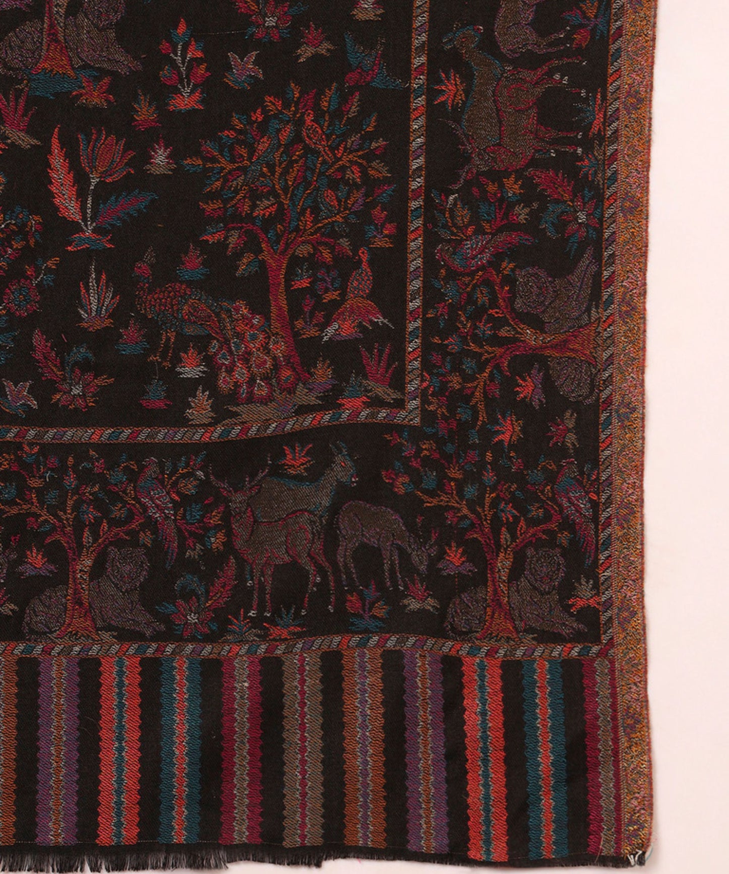 Kanidar- Women's Elegant Jungle Theme jall With Super Combination of Multi Pastels