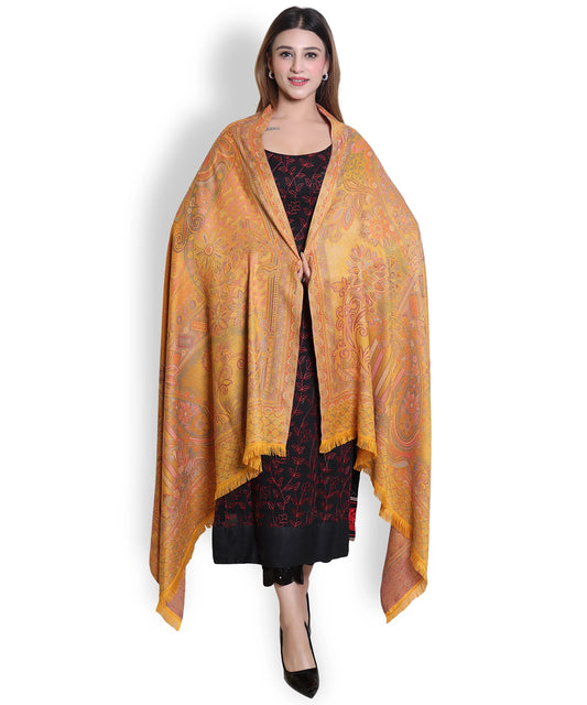 Kanidar - Women's Super Fine , Jacquard Faux Pashmina (Size: 100*200 cm)