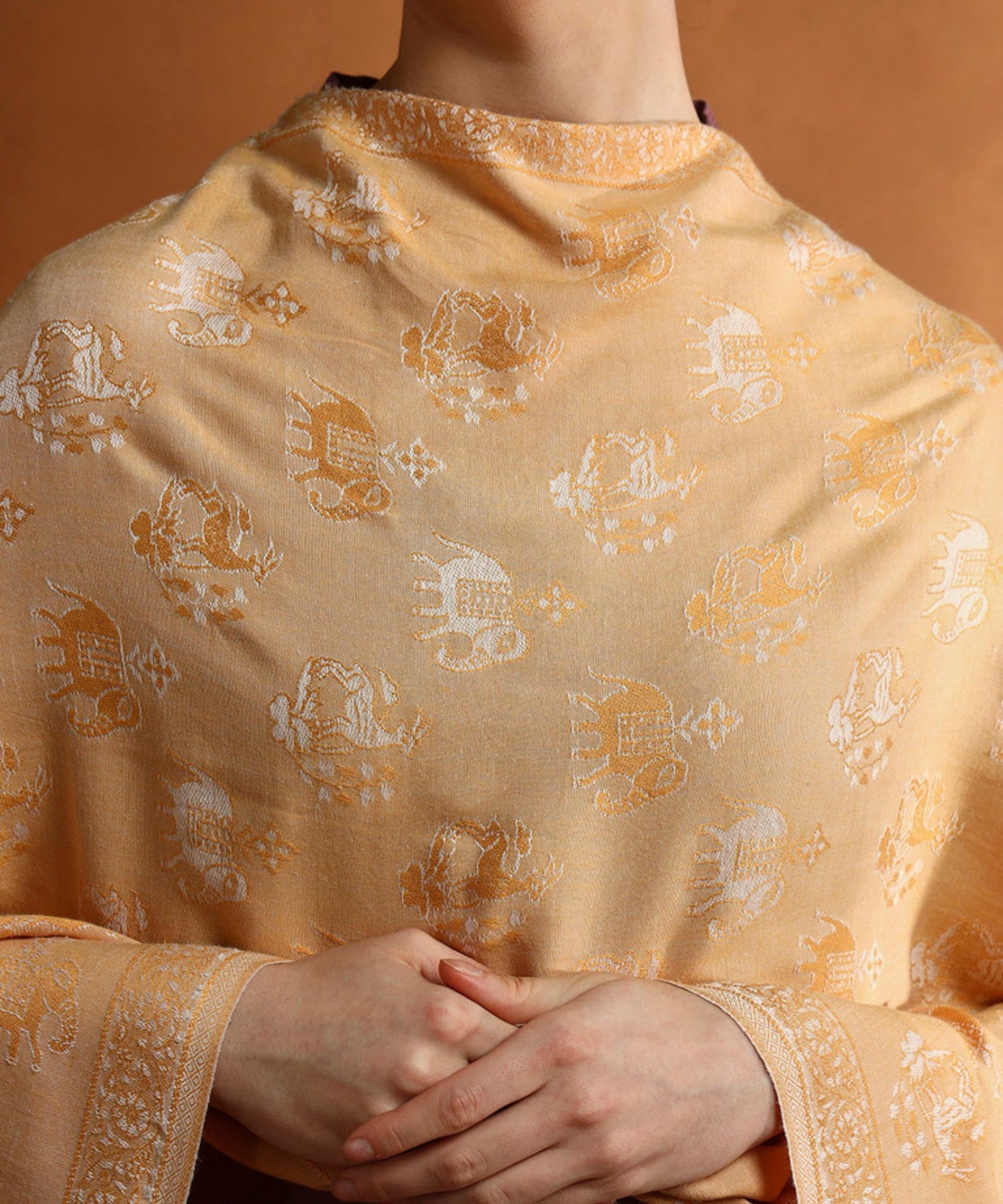 Kanidar- Women Elephant Jall Super Soft Silken Touch