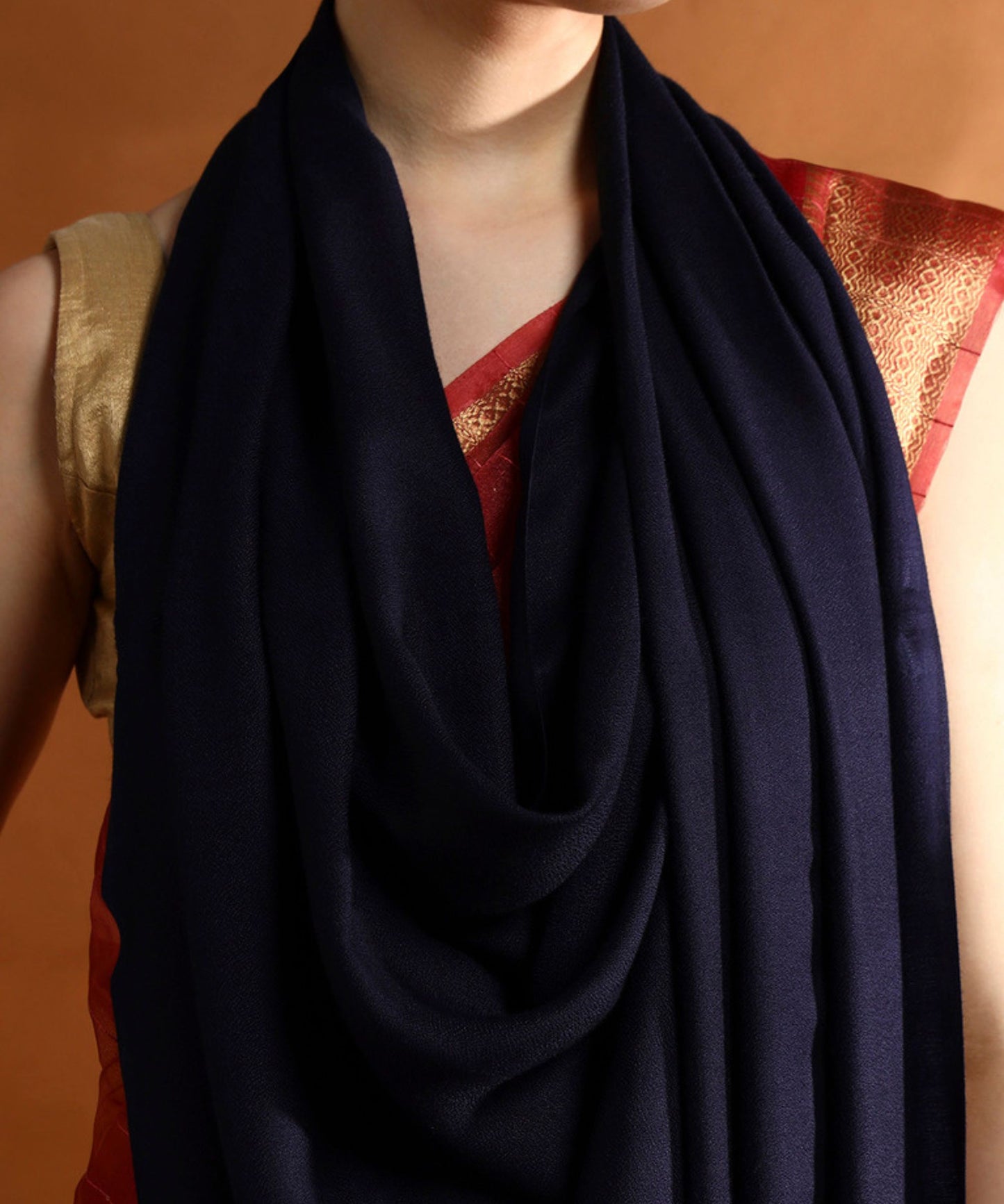 Kanidar- Unisex  Any Time Wrap With Dotted Texture (70*180 cm) Special Gifting Box Free