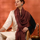 Kanidar- Women's Fine Wool Ethnic Zari Stripes|A Superior Wrap Free Special Box
