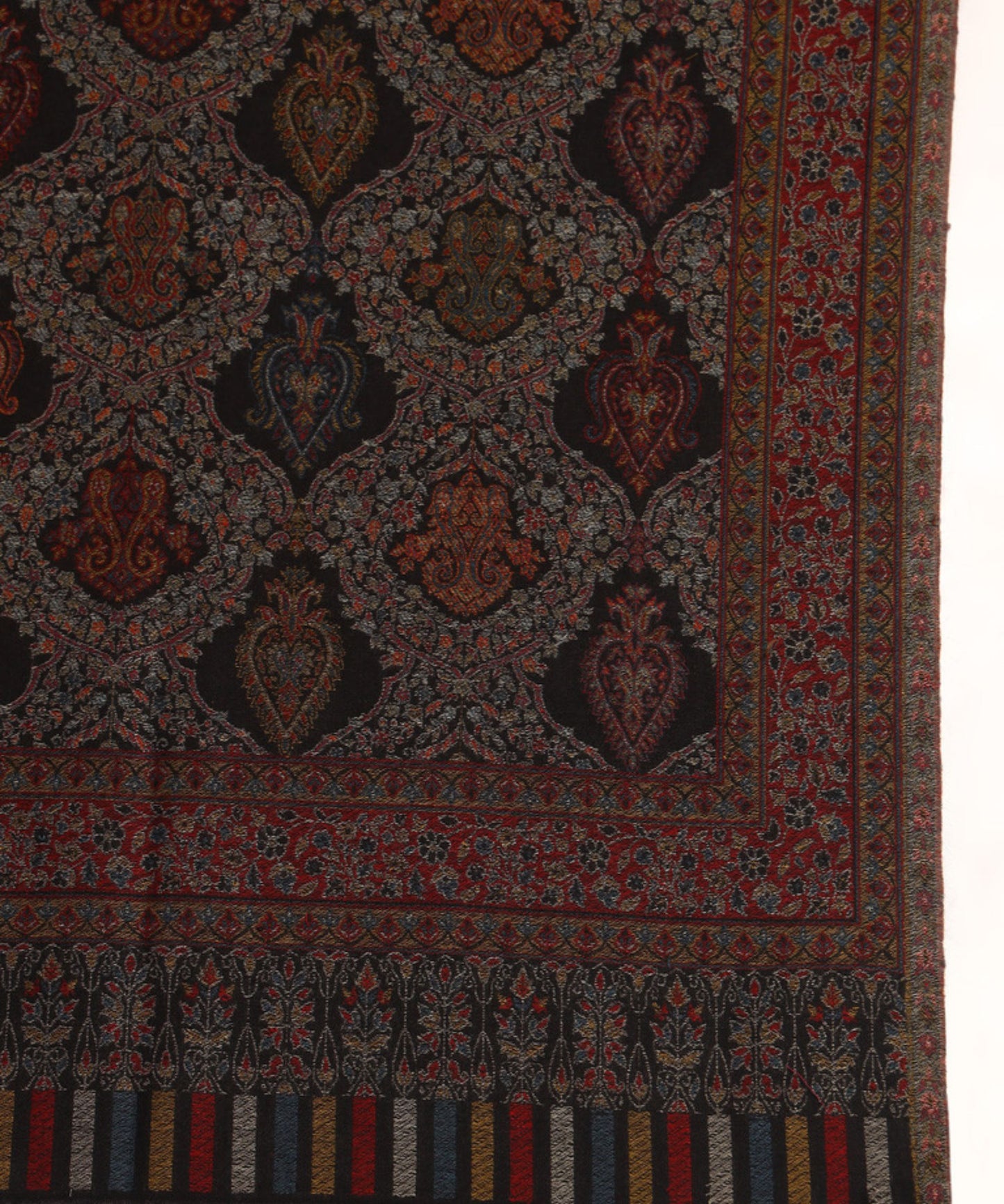 Kanidar- Super wool Kashmiri Kani Badami All Over Jamawar
