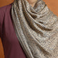 Kanidar-  Women's Silken Stole| All Over Badami Jall Traditional Kashmiri Style (Add Box with Additional Cost)