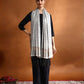Kanidar - Women's Fine Wool Blend, Tonal Self jall  (Size: 100*200 cm)
