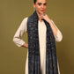 Kanidar- Women's Antique Jamawar Shawl| Glorious Combinations of Prussian Blues