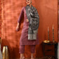Kanidar- Women's Paisely All Over Wool Blend Jall Specially Woven With Kashmiri Look