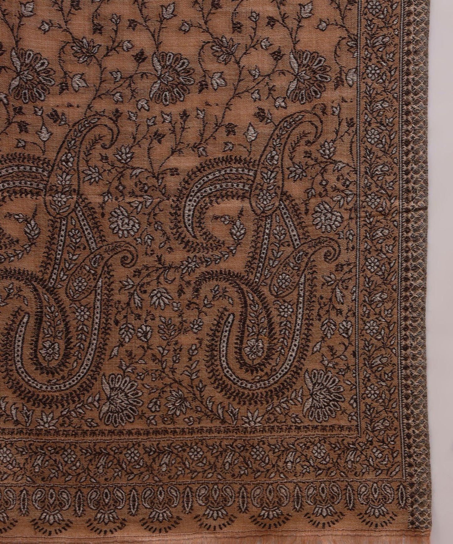 Kanidar- Fine Wool Special Pashmina Touch|Traditonal  Sangeen Paisely Palla Stole