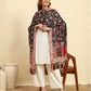 Kanidar- Floral Kashmiri Print Stole
