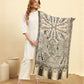 Kanidar- Soothing Beige and Grey Antique Cape