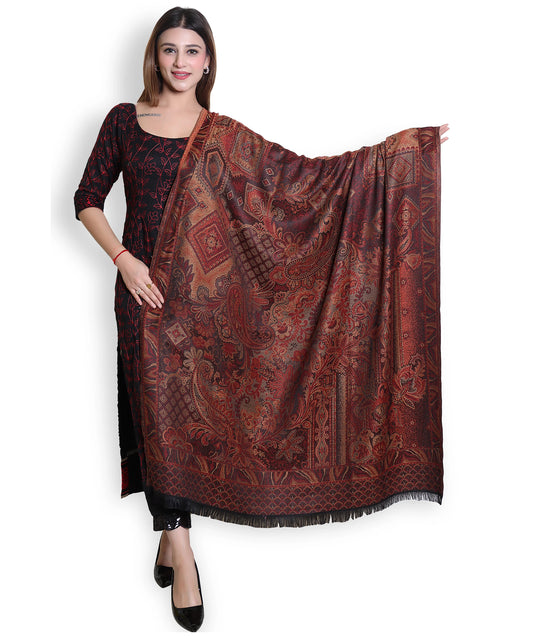 Kanidar - Women's Super Fine, Jacquard Faux Pashmina  (Size: 100*200 cm)