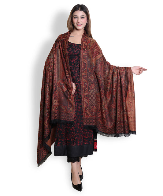 Kanidar - Women's Super Fine, Jacquard Faux Pashmina  (Size: 100*200 cm)