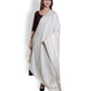 Kanidar - Women's Silver Gold Wool, Zari Blend Taj Dour |Truly Elegant   (Size: 100*200 cm)