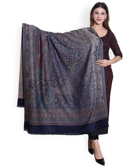 Kanidar - Women's Super Fine , Jacquard Faux Pashmina  (Size: 100*200 cm)