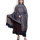 Kanidar - Women's Super Fine , Jacquard Faux Pashmina  (Size: 100*200 cm)