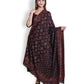 Kanidar - Women's kani Wool, Allover Gulposh Jall with Golden Zari Outline  (Size: 100*200 cm)
