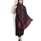 Kanidar - Women's kani Wool, Allover Gulposh Jall with Golden Zari Outline  (Size: 100*200 cm)