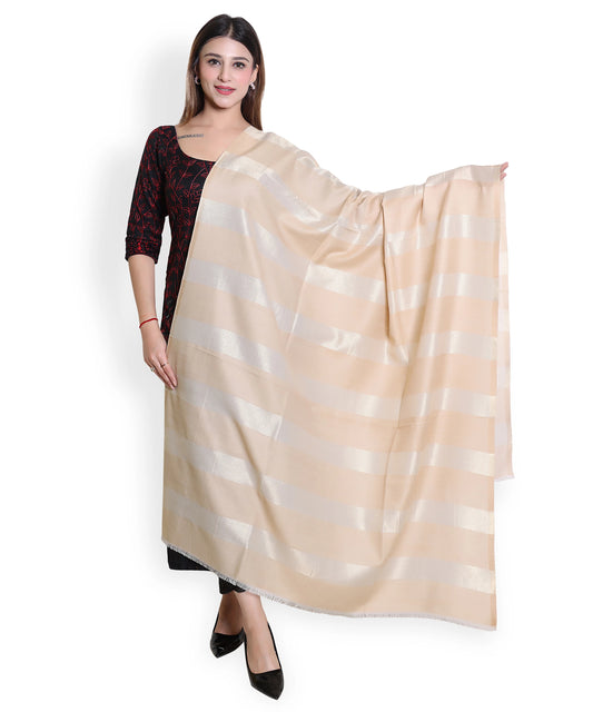 Kanidar - Women's Sundowner Zari Stripe  (Size: 100*200 cm)