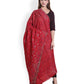 Kanidar - Women's kani Wool, Allover Gulposh Jall with Golden Zari Outline  (Size: 100*200 cm)