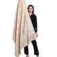Kanidar - Women's Fine Wool Blend, Tonal Self jall  (Size: 100*200 cm)