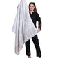 Kanidar - Women's Fine Wool Blend, Tonal Self jall  (Size: 100*200 cm)