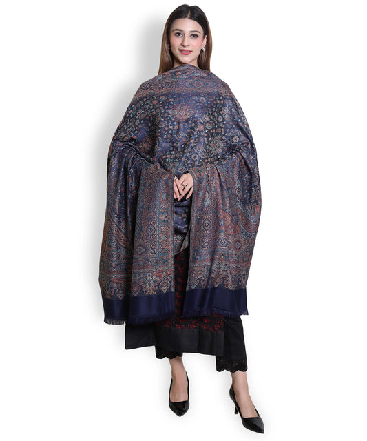 Kanidar - Women's Super Fine, Jacquard Faux Pashmina  (Size: 100*200 cm)